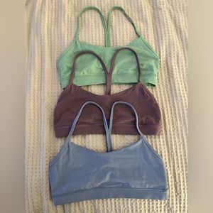 3 Lululemon Y back bras